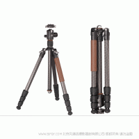 徕图 Leofoto  LN-284CT+NB-40 反折 碳纤维三脚架云台套装 旅游 菱纹交叉编织碳管 