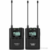 科唛 Comica CVM-WM200C  一拖一  无线麦克风  TX（发射器）+RX（接收器 ） UHF全金属 频道可调 超长距离 低切 自动频道扫描 