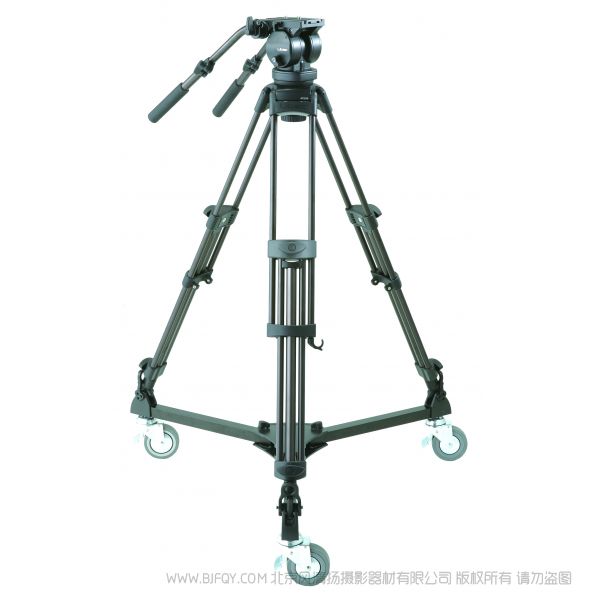 利拍 Libac LX10 Studio 专业摄像机 滑轮套装 三脚架 云台套装 演播室 承重16kg