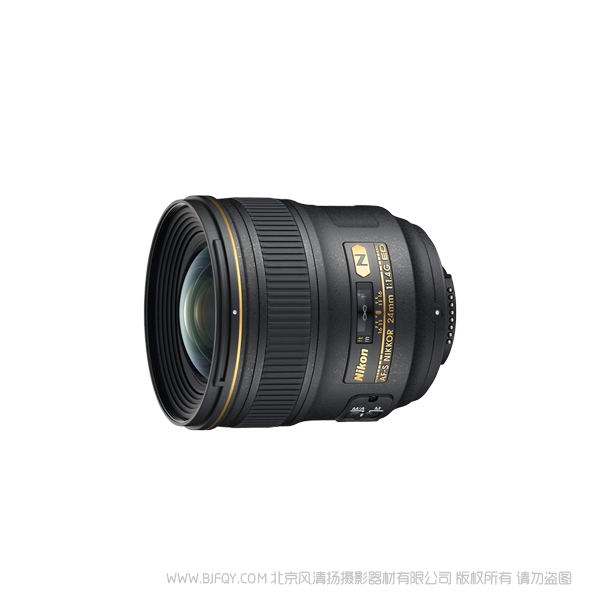 尼康 Nikon FX AF-S 尼克尔 24mm f/1.4G ED 广角定焦镜头 大光圈 ED镜片