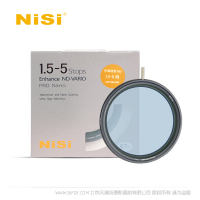 NiSi耐司可调减光镜 ND3-32 ND1.5-5 nd镜 微单反相机 ND1.5-5 nd滤镜 49mm