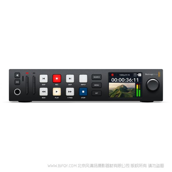 BMD HyperDeck Studio HD Plus 两路6G-SDI输出允许填充和键播放,较高1080p60