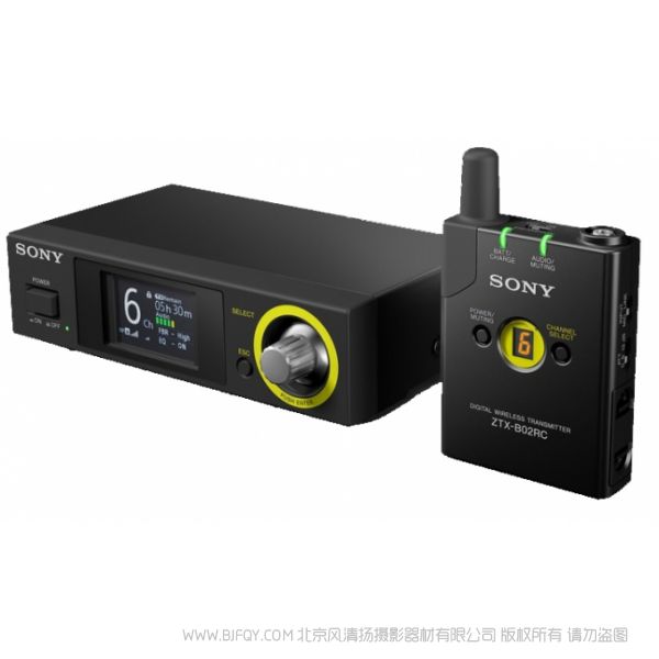 【停产】索尼 SONY DWZ-B70HL 数字无线麦克风套件 用于声乐/演讲,(带领夹式/耳机麦克风)