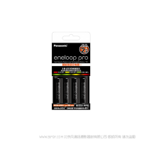 松下eneloop 爱乐普 爱老婆智能急速充电器高容量7号4粒电池套装 K-KJ55HCC04C