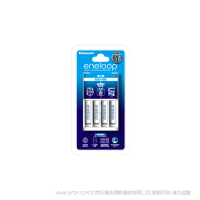 松下eneloop 爱乐普 爱老婆标准充电器高性能7号4粒电池套装  K-KJ51MCC04C