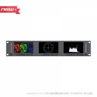 利利普 RM-503S _ 5 inch Full HD 2RU Rack Mount Monitor 5英寸三联 2U机架监视器 广播和直播的机架式监视器