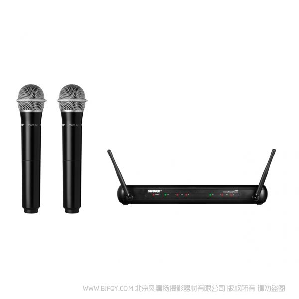 Shure 舒尔 SVX288/PG28 双人声无线系统 一拖二手持麦克风套包