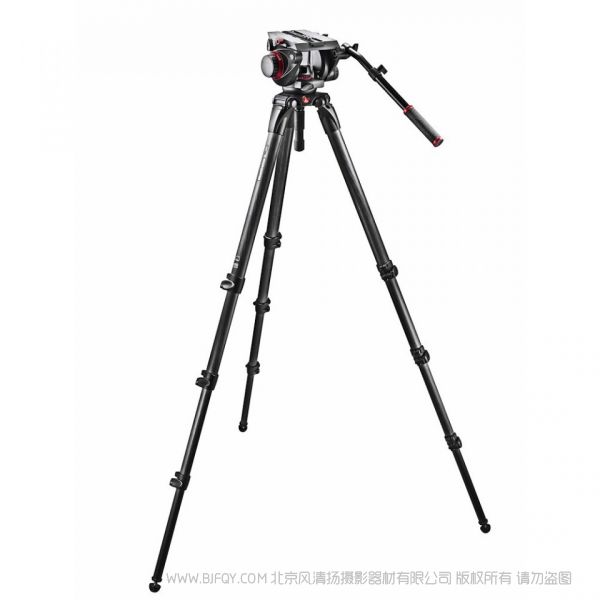 曼富图 509HD,536K 504HD液压摄像云台和536四节碳纤维摄像三脚架套装