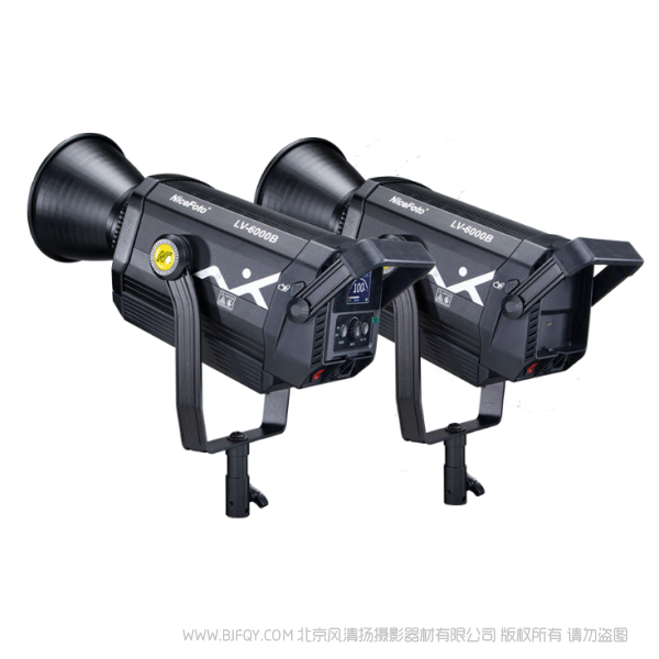 耐思 nicefoto LV-6000B 大功率600W 耀如阳光 专业影视灯 摄影摄像 一灯多用