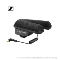 森海塞尔 MKE440 微型立体声短枪话筒，摄像机热靴固定，接入相机外置话筒输入 