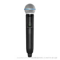 Shure 舒尔 GLXD2+/B58 数字无线双频段手持式发射机（采用BETA®58A人声话筒）