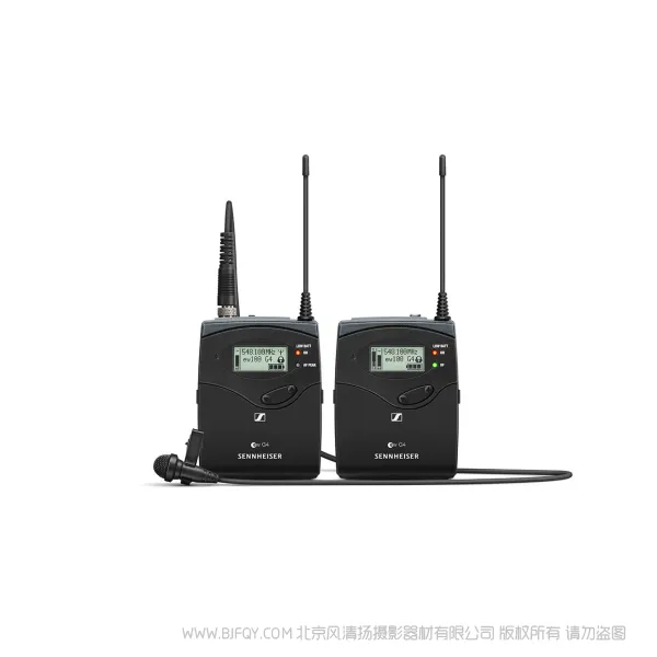 Sennheiser 森海塞尔 EW 112P G4  全指向 无线腰包 一拖一小蜜蜂  坚固耐用的一体化无线系统 具有广播质量声音的高灵活性