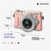 松下（Panasonic）GF10K微型单电套机（12-32mm镜头）4K美颜自拍神器、夜景自拍、WIFI传输 玫瑰金粉