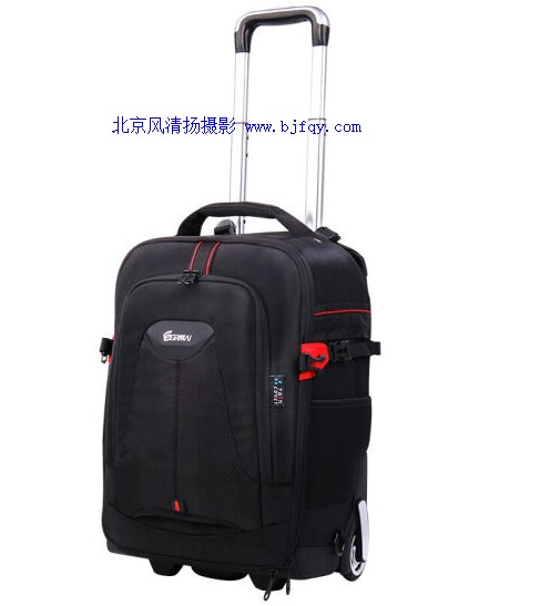 锐玛(EIRMAI)DA410T 单反相机拉杆箱 防水防盗大容量 摄影相机包拉杆旅行箱 黑色