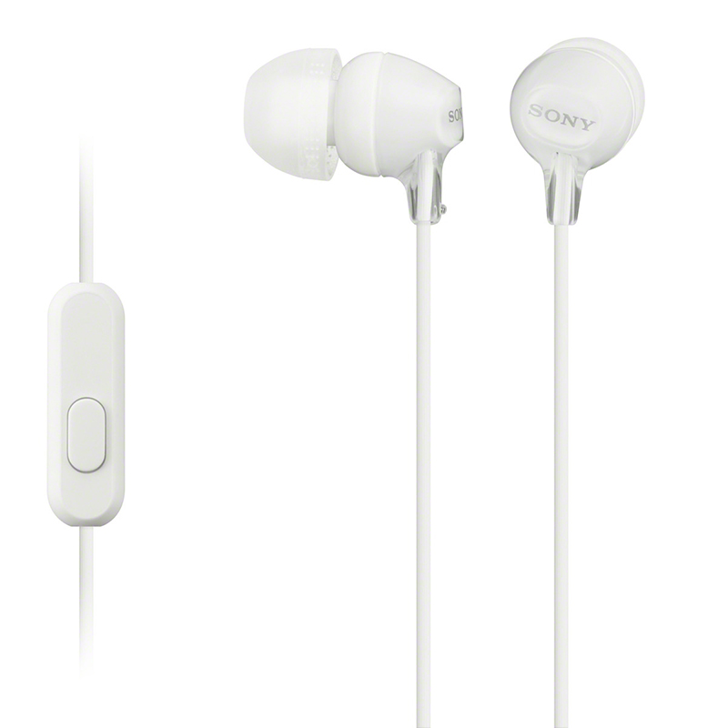 索尼 Sony MDR-EX15AP 通话耳机 白色