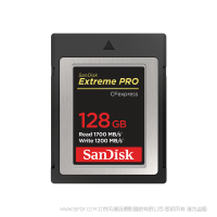  闪迪 SDCFE-128G-ZN4IN至尊超极速™ CFexpress™ Type B 存储卡 SanDisk 产品 128G CFE 128GB 佳能1DX3