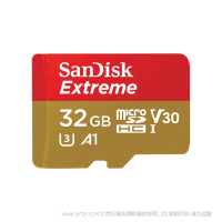闪迪 SDSQXVF-032G-ZN6MA  32GB TF卡 读100MB/s写60MB/s V30 U3 支持4K拍摄 手机存储卡
