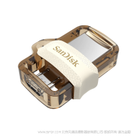 【停产】闪迪 SDDD3-032G-Z46GW  棕色  32g USB3.0酷捷手机U盘 otg手机U盘32GB 安卓手机优盘