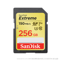 闪迪 SDSDXV5-256G-GNCIN 至尊极速™ SD UHS-I 存储卡 SanDisk 产品