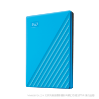 西数 西部数据 WDBYVG0010BBL-CESN My Passport WD 产品  天蓝色 SKYcolor 1TB 移动硬盘