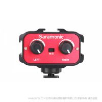 枫笛 Saramonic SR-AX100 混音器 专为单反相机和小型摄像机设计的混音器 两个单声道或一个立体声音