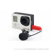 枫笛 Saramonic SR-GMX1 用于Gopro相机的一种高端、专业质量、领夹式麦克风，适用于Gopro HERO 3，HERO 3+，HERO 4