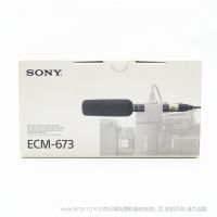 索尼 sony ECM-673 (ECM673)短枪式驻极体电容麦克风 采访话筒 