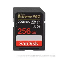 闪迪 SDSDXXD-256G-GN4IN 200MB V30 U3 256GB 存储卡 内存卡 