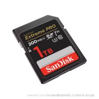 闪迪 SDSDXXD-1T00-GN4IN V30 200MB SDXC SD 1TB高容量 内存卡 存储 闪存