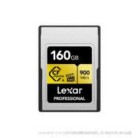 雷克沙 Lexar® LCAGOLD160G-RNENG  CEA160 Professional CFexpress™ Type A 存储卡 GOLD 系列 