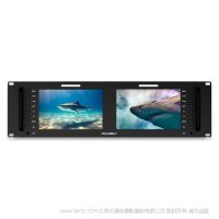 D71 PLUS-H 3RU 7英寸双联机柜式监视器4K HDMI全高清1920x1200IPS屏