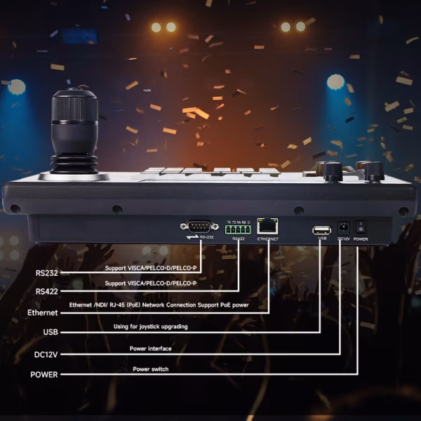 腾为 KB200PRO  带液晶显示器的云台控制器，专为专业视频会议而设计