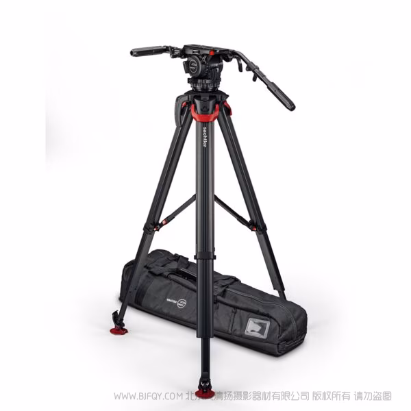  Sachtler 萨科勒 1911-FTMS 中置套装  System Cine 20 flowtech100 MS  100碗 22KG 电影级大重量液压云台地置套装 