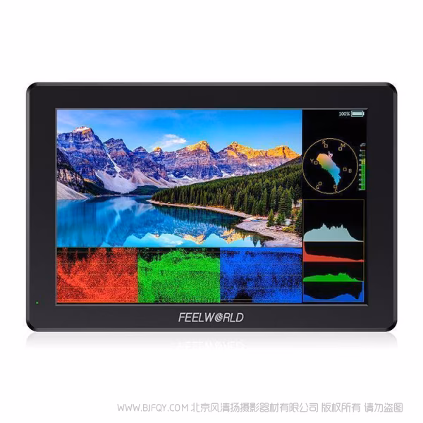 富威德 FEELWORLD T7S PRO 7寸2000NIT超高亮摄影监视器3G SDI HDMI 4K60Hz 1920X1200IPS屏