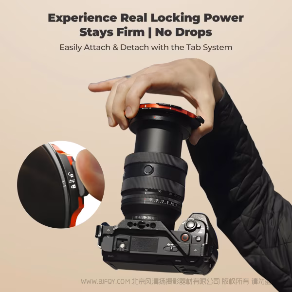 Freewell 菲尔威 FW-L1 快锁滤镜套装 Real Locking Base Ring & Cap 