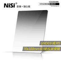 nisi耐司方形滤镜70mm GND 0.9方镜 软硬反向 微单相机中灰渐变镜