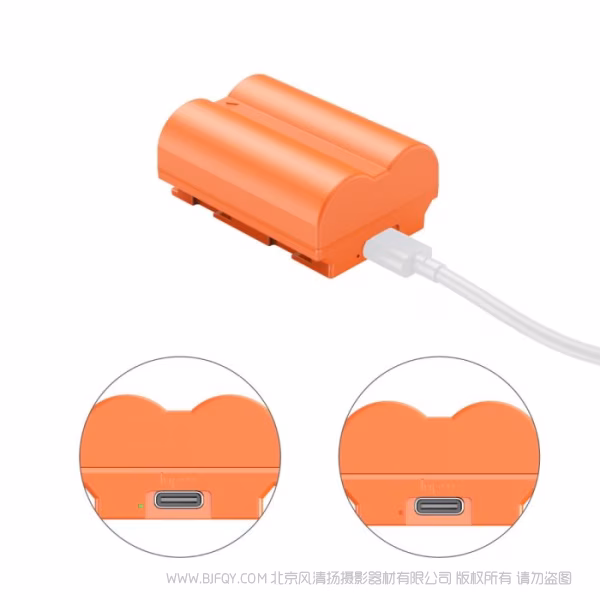 SmallRig 适用NP-W235 USB-C 直充相机电池（橙）4970AC