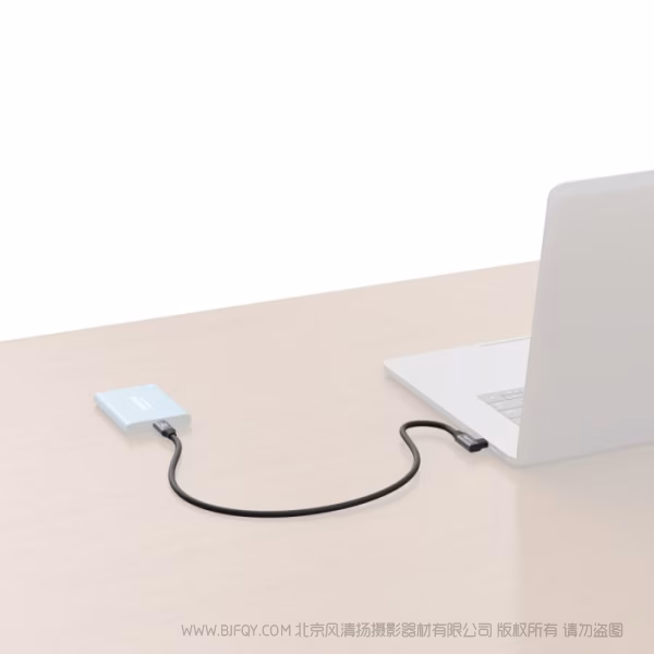 SmallRig USB-C 转 USB-C 数据传输线 （直头转弯头 35cm） 4790