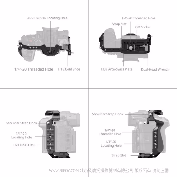 SmallRig 松下LUMIX GH7 / GH6迅鹰快拆拓展框 4824