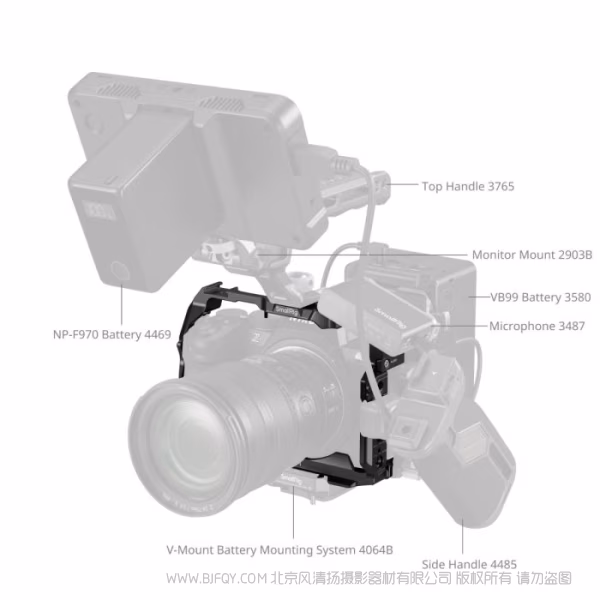 SmallRig斯莫格拓展框(适用于尼康 Z5 / Z5II / Z6 / Z6II / Z7 / Z7II) 5257