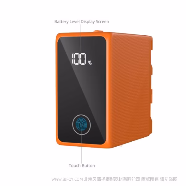 斯莫格 SmallRig适用 NP-F970 USB-C直充相机电池（橙） 4576AC