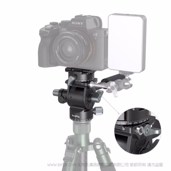 斯莫格 SmallRig 轻型阻尼云台 3457B
