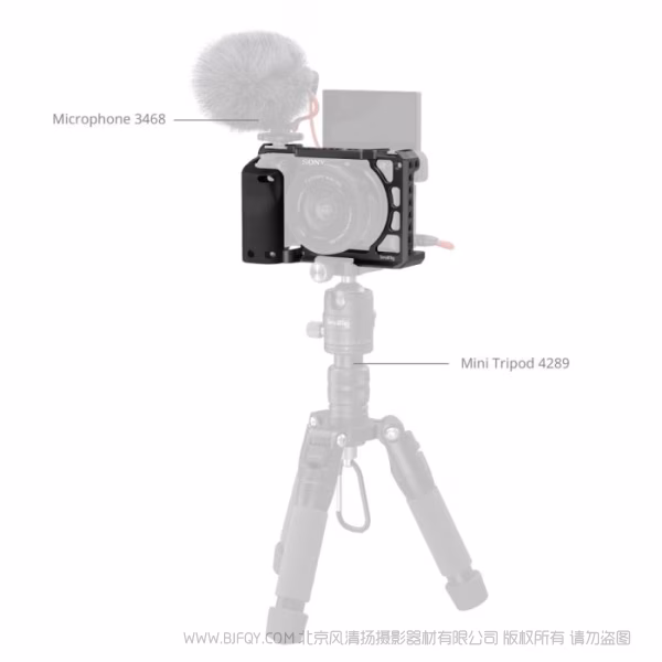 斯莫格 SmallRig 索尼 A6100 / A6300 / A6400 带硅胶手柄拓展框 3164B