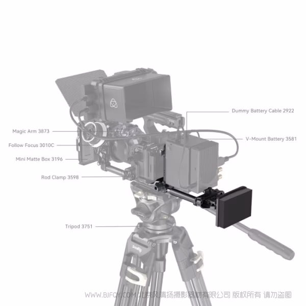 斯莫格 SmallRig V口电池安装板套件（进阶版） 4063B
