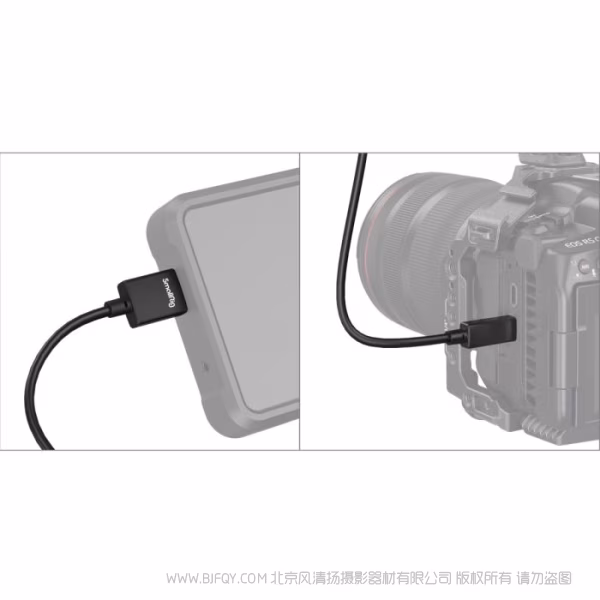 斯莫格 SmallRig 4K超细D转A HDMI数据传输线（55cm）3043B