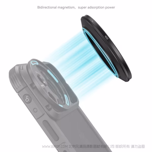 斯莫格 SmallRig 吸附式可调减光滤镜ND2-ND32（1-5档）52mm 4215
