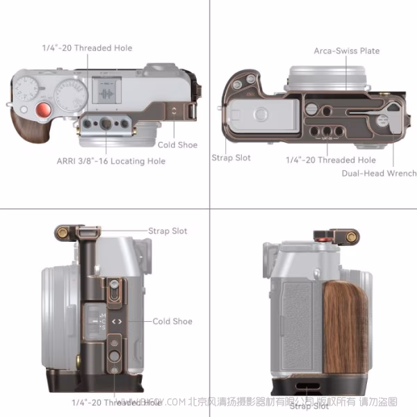 斯莫格 SmallRig 富士 X100VI &ldquo;时光机&rdquo; 相机拓展框4557